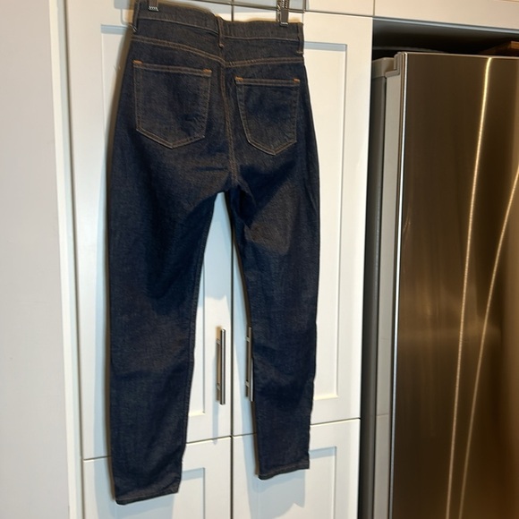 Everlane Minimalist High Rise Skinny Ankle Classic Jeans Dark Wash Size 26 - Picture 11 of 12